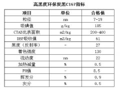 高黑度環保炭黑C167