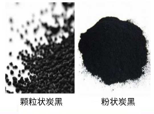 顆粒狀炭黑和粉狀炭黑區別
